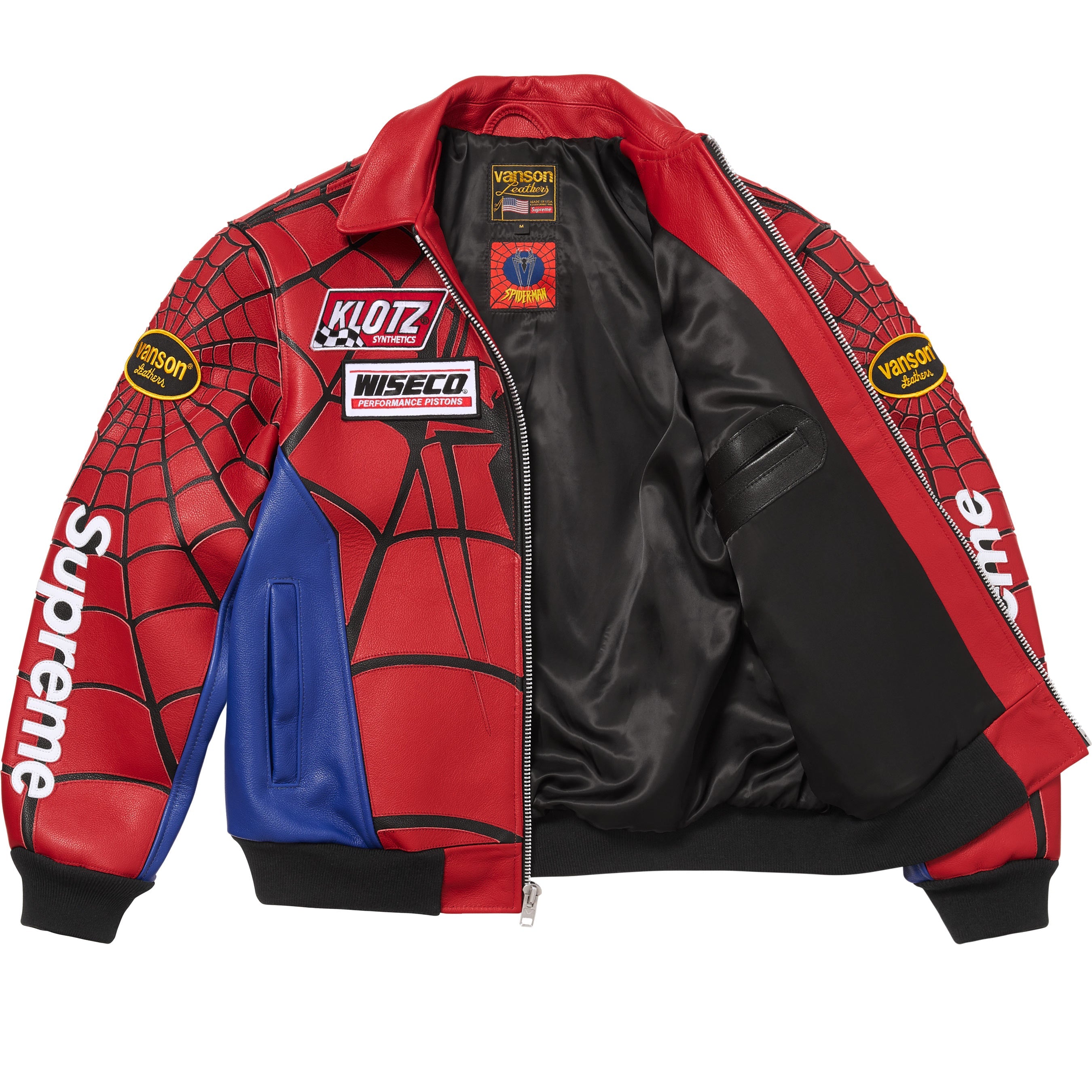 Supreme®/Vanson Leathers® Spider-Man Jacket view 10